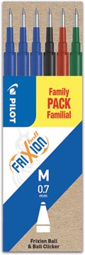 Etui 6  rech  frixion bls-fr7 assorti
