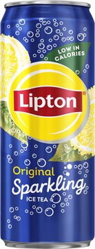 Tray 24 x 33cl blikjes slim lipton ice tea