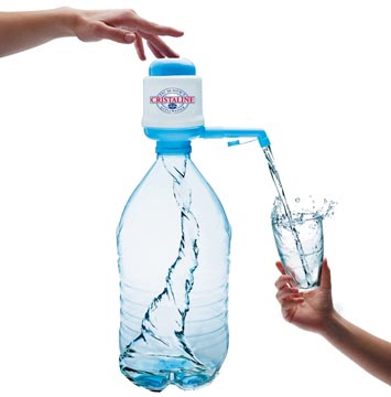 Cristaline pomp voor fles van 5liter