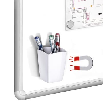 Pennenbakje magnetisch wit cep