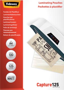 P.100 etuis de plastifier a4 250mic