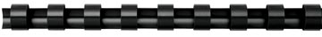 D.25 bindruggen 8mm zwart fellowes