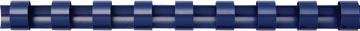 D.100 plastic bindruggen 6 mm blauw fellowes