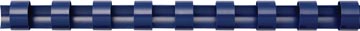 D.100 plastic bindruggen 8 mm blauw fellowes