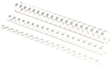 B.100 reliures pp 12 mm blanc fellowes
