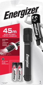 Zaklamp x-focus incl 2 aa batterij energizer
