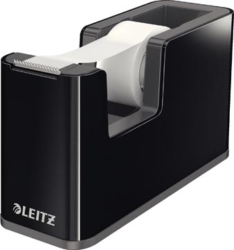 Plakbandafroller dual black zwart leitz