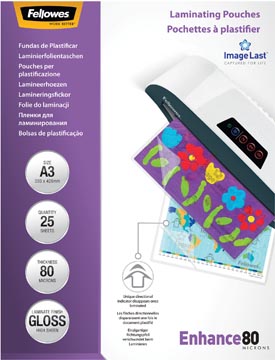 P.25 lamineeretuis 80 micron a3 fellowes