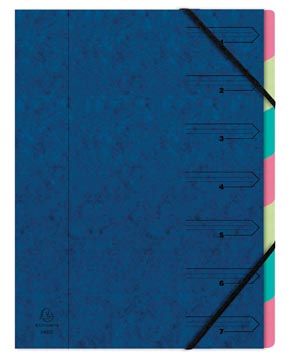 Trieur 7 comp bleu