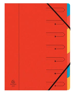 Trieur 7 comp rouge