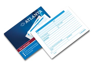Atlanta by Jalema carnets à souches numéroté 1-50, 50 feuilles en double, avec carbone
