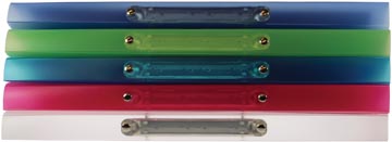 Exaclair Personaliseerbare ringmap Kreacover 2 ringen   15 mm, geassorteerde kleuren