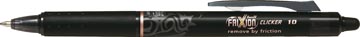 Balpen frixion ball clicker zwart pilot