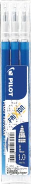 Pilot balpenvulling FriXion Ball/Clicker, blauw, etui van 3 stuks