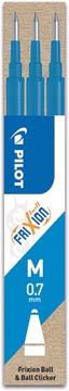 Etui 3 vullingen frixion ball &amp;  clicker hemelsblauw  pilot