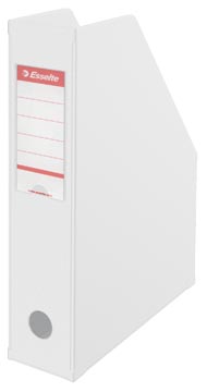 Tijdschriftenhouder opvouwbaar pp 72 x 318 x 242 mm wit esselte