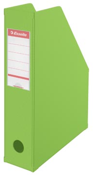 Tijdschriftenhouder opvouwbaar pp 72 x 318 x 242 mm groen esselte