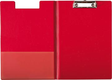 Klemplaat met omslag pvc a4 rood esselte