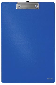 Klemplaat pvc a4 blauw esselte