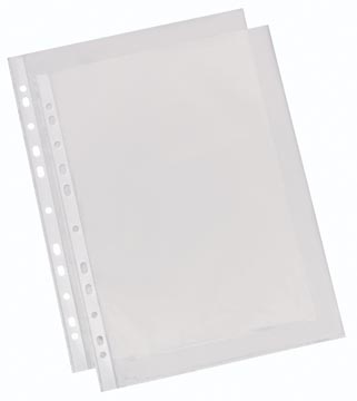 D.100 showtassen glashelder 55 micron pp a4 transparant esselte 