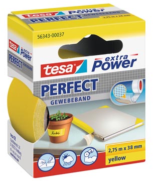 Textieltape extra power perfect 2,75mx38mm geel tesa