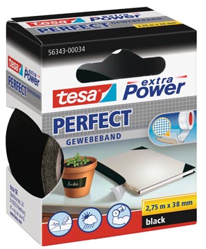 Textieltape power perferc 2,75mx38mm zwart tesa