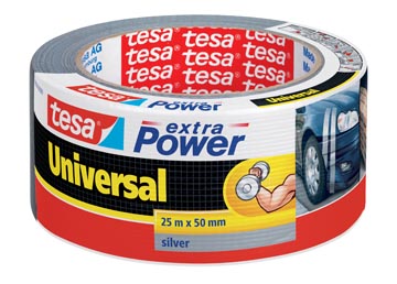 Tape  extra power 50 mm x 25 m grijs tesa