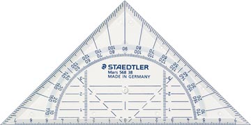 Geodriehoek onbreekbaar met handvat 16 cm staedtler