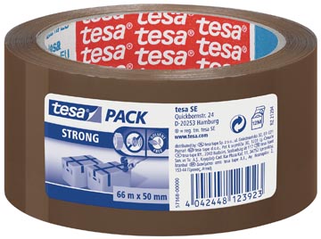 Kleefband pp 66mx50mm bruin tesa
