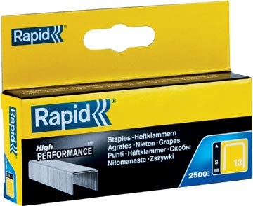 D.2500 nietjes gegalvaniseer 13/8 rapid 