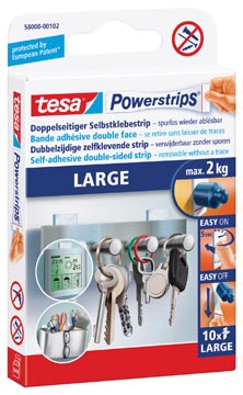 D.10 powerstrips draagkracht 2kg tesa