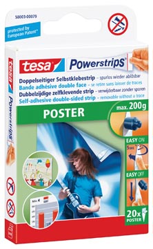 P.20 powerstrips poster draagkracht 200g tesa