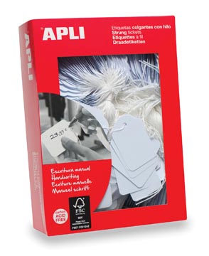 Apli étiquettes à fil ft 7 x 19 mm (l x h) (383), boîte de 1.000 pièces