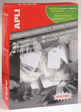 Apli étiquettes à fil ft 13 x 20 mm (l x h) (387), boîte de 1.000 pièces
