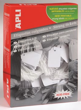 Apli étiquettes à fil ft 15 x 24 mm (l x h) (388), boîte de 1.000 pièces