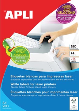 D.250 vel etiket 35 x 70 mm 24 etiket/vel apli