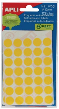 Poch.5f. apli 2055 13mm jaune