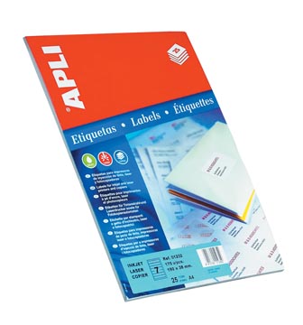 P.25 vel 105 x 37 mm 16 etiket/vel apli