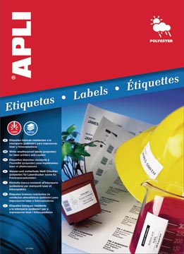P.20 weerbestendig etiket 64.6 x 33.8 mm 24 etik/vel apli