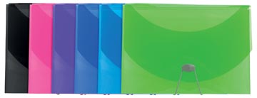 Exacompta Iderama trieur, en PP, avec 13 compartiments, couleurs assorties