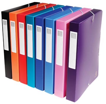 Boite de classement en pp dos de 40 mm assorti exacompta