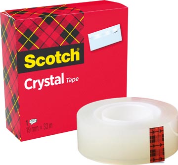 Ruban adhesif scotch crystal 19x33m