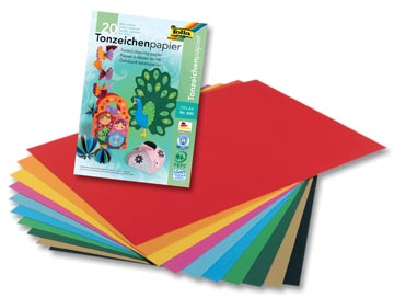 Papier a dessin colore 130 gr a4 assorti