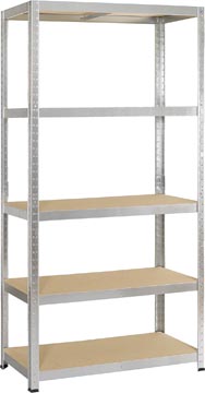 Avasco étagère Strong 175, ft 176 x 90 x 40 cm, 5 tablettes, galvanisé