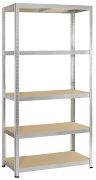 Avasco étagère Strong 175, ft 176 x 90 x 45 cm, 5 tablettes, galvanisé