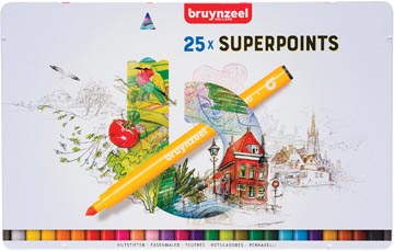 Bruynzeel feutre Expression, boîte de 25 pièces