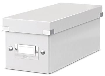 Boite de rangement cd click &amp; store 127 x 124 x 320 mm noir leitz