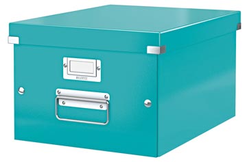 Leitz WOW boîte de rangement Click &amp; Store, ft A4, bleu glacier