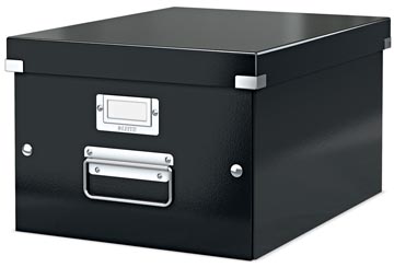 Leitz WOW boîte de rangement Click &amp; Store, ft A4, noir