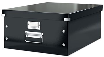 Boite de rangement click &amp; store 350 x 188 x 450 mm a3 noir leitz